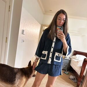 LAKE Clare Terry Shorts Set